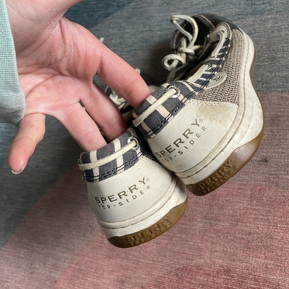 Sperry Nautical Gray Moccasin-Style Boat Shoes with Rawhide Laces - Picture 10 of 13